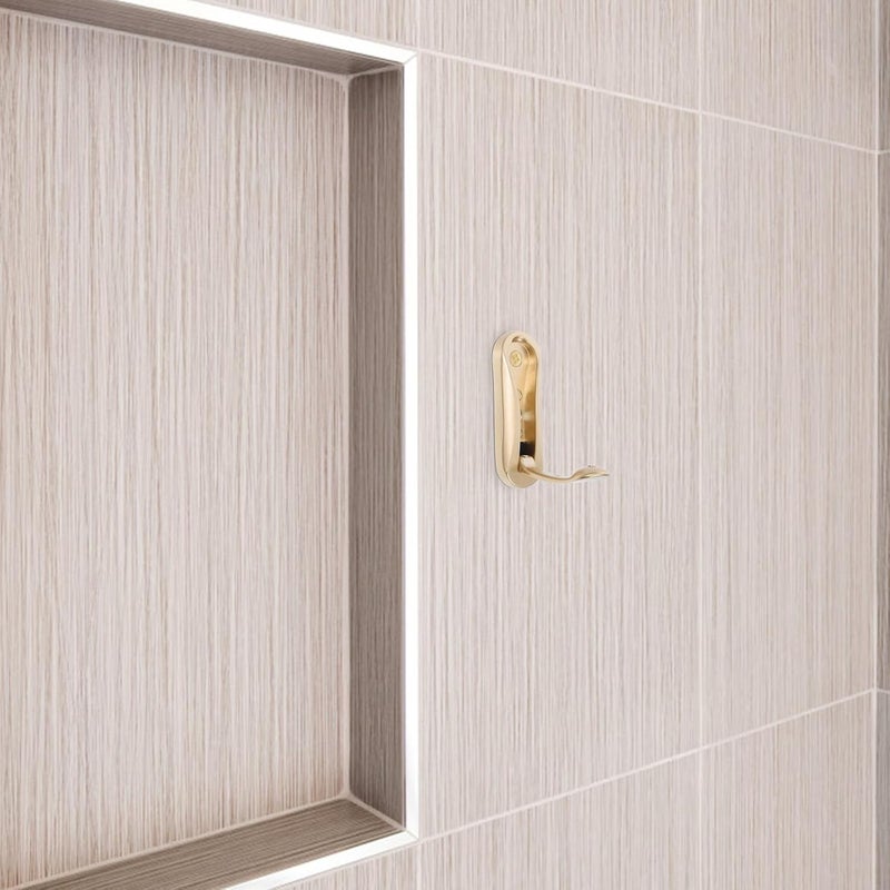 Healifty Foldable Entryway Coat Hook Space-Saving Wall Hanger Aluminum Alloy Invisible Bathroom Towel Hook for Home Organization - Image 4