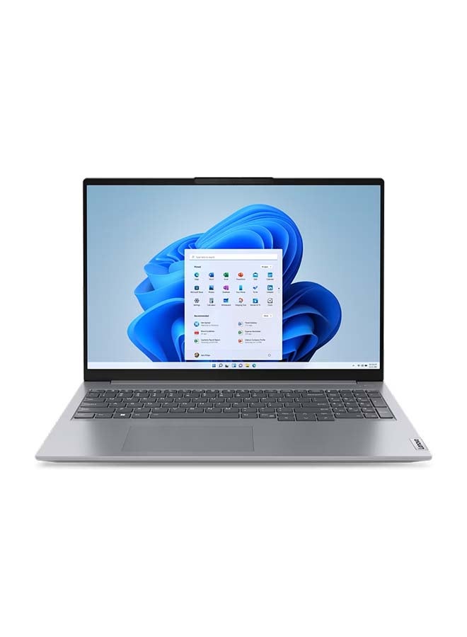 (Upgraded Version) ThinkBook 16 Gen6 with 16-Inch WUXGA Display, 13th Gen, Core i5-1335U Processor/16GB Ram/512GB SSD/Intel Iris Xe Graphics/Windows 11/International Version English Mineral Grey English Mineral Grey
