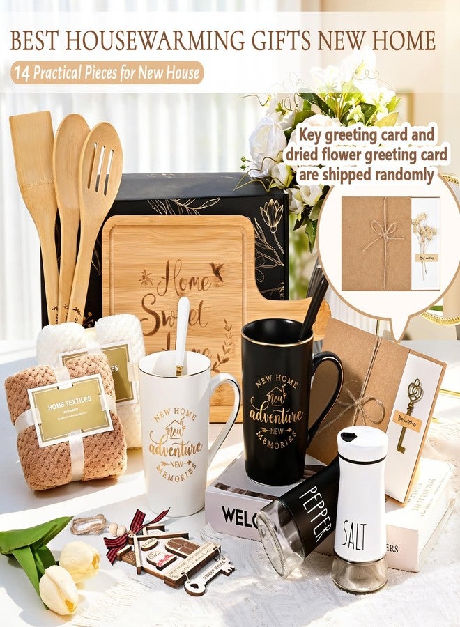 Maustic House Warming Gifts New Home, 14 Pcs New House Gift Basket, Housewarming Present for Homeowners Couples Women, Closing Gifts for Home Buyers - Image 2