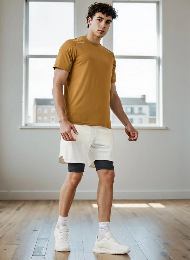 ADOT by Splash Regular Fit Crew Neck T-shirt