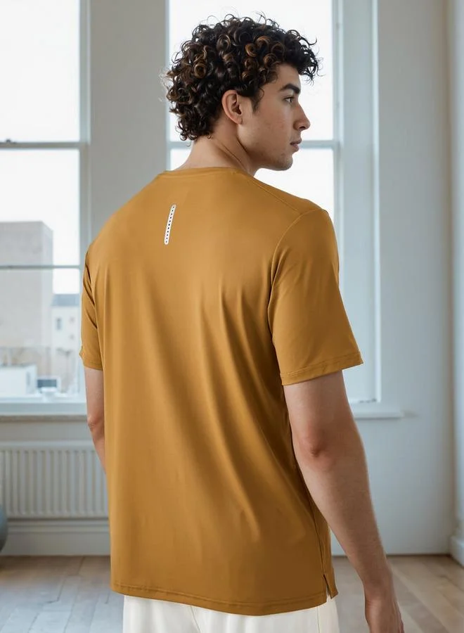 Splash Active  Regular Fit Crew Neck T-shirt for Men | Best Price UAE