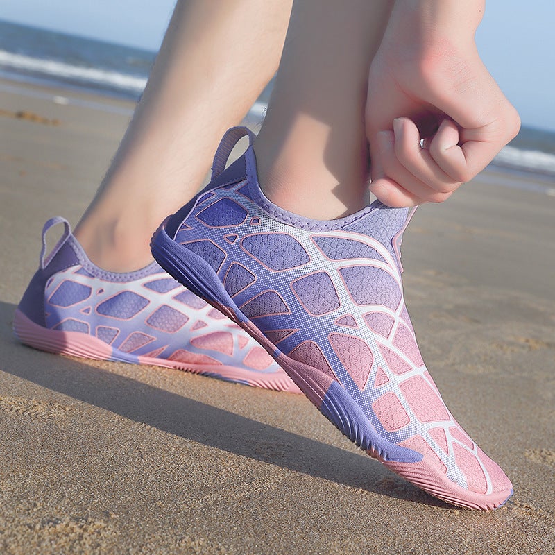 2023 New Beach Snorkeling Shoes Diving Shoes Women Couple Wading Swimming Shoes Tracing Shoes Barefoot Soft Sole Anti-slip Shoes - Image 2