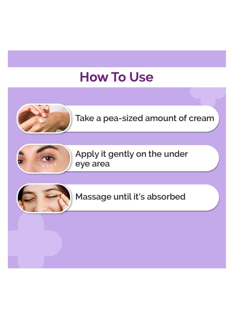 THE derma Co كريم إصلاح تحت العين من ديرما كو. ببتيد الحلزون 96 مع مخاط الحلزون ومركب الببتيد للهالات السوداء والانتفاخ - 15 جرام - Image 5