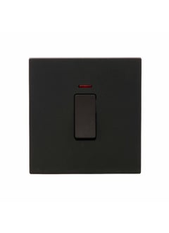 Donmarco Ultra Thin 20A Switch – High Capacity, Ultra Thin Premium Plastic Material, Modern & Durable, Fire-Resistant Electric Switch, 15-Year Warranty, Wall Switch for Home and Office (Matt Black)  - Image 4