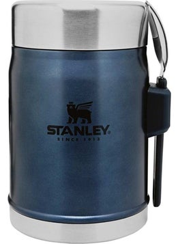 Stanley Classic Stainless Steel Food Thermos with Spoon 0.40 Lt Blue  - Image 1
