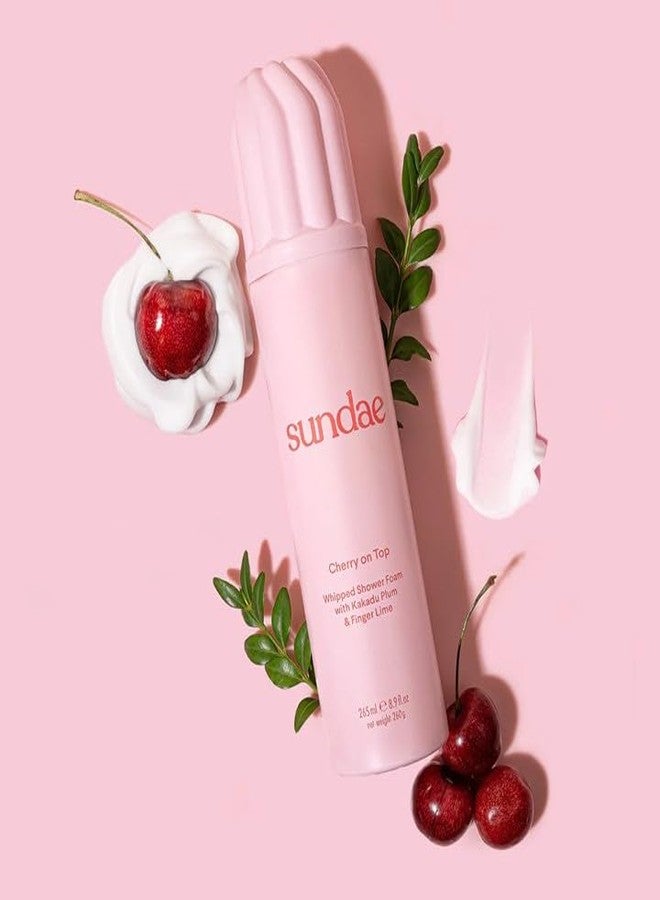 sundae Whipped Shower Foam Very Vanilla,Coconut Cream, Cherry On Top, Pomegranate Fizz Foaming Body Wash Shower Foam 8.9 fl oz, 265ml 4-pack - Image 5