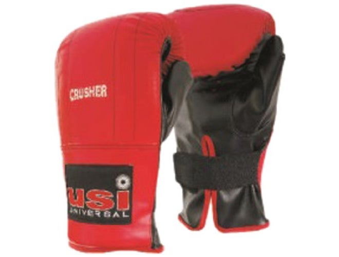 Crusher Heavy Punching Bag Gloves, L (Red/Black)