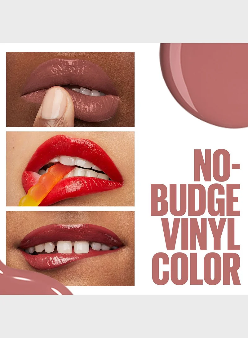 MAYBELLINE NEW YORK Maybelline New York Super Stay Vinyl Ink Nudes Longwear Transfer Proof Gloss Lipstick, Punchy