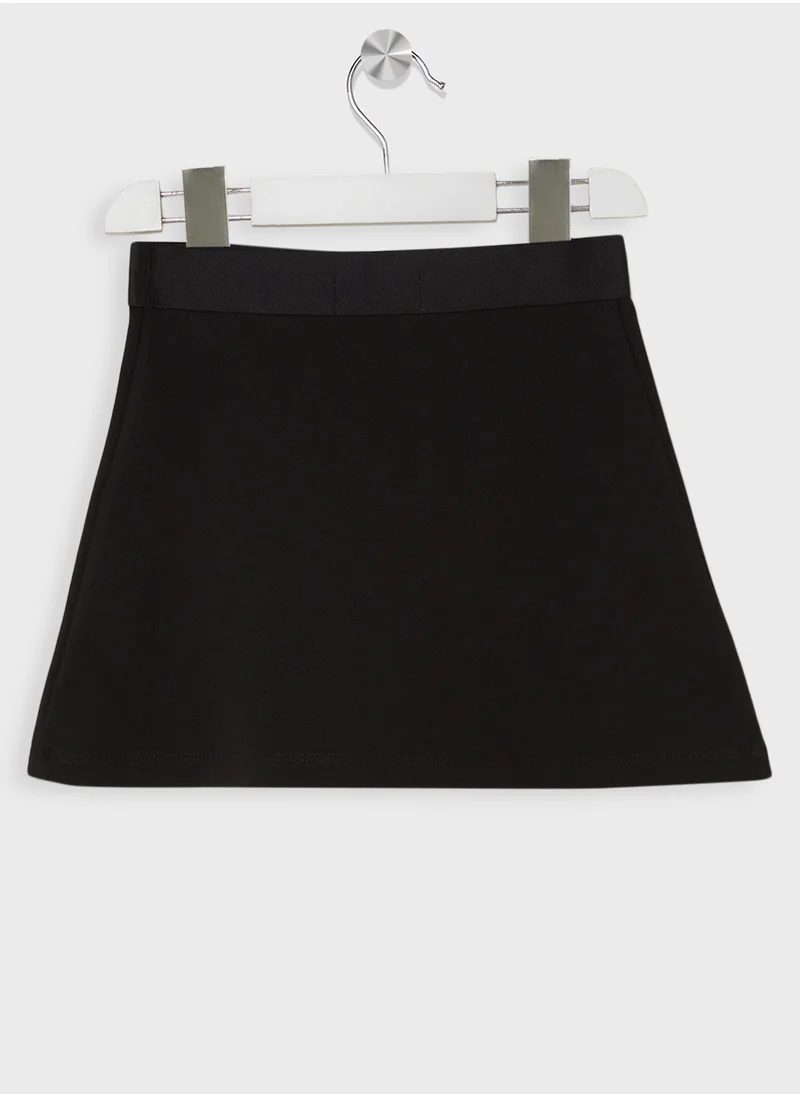 Calvin Klein Jeans Kids Logo Flare Skirt