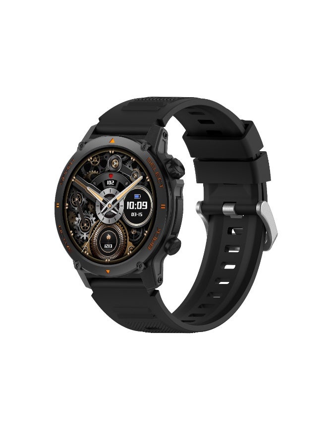 MAKTOK K3 Smartwatch - 1.83" Display, Bluetooth Calls, 15-Day Battery, IP68 Waterproof, 123+ Sports Modes, SpO2/HR/Sleep Monitor, Prayer Alerts,Smart watch Compatible Android iOS (Black) - Image 1