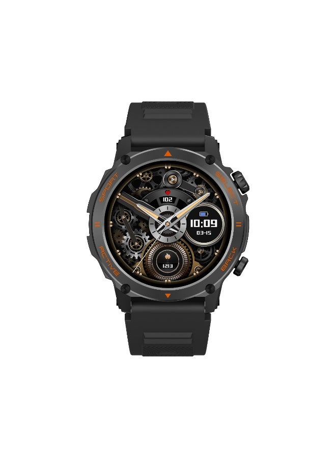 MAKTOK K3 Smartwatch - 1.83" Display, Bluetooth Calls, 15-Day Battery, IP68 Waterproof, 123+ Sports Modes, SpO2/HR/Sleep Monitor, Prayer Alerts,Smart watch Compatible Android iOS (Black) - Image 3