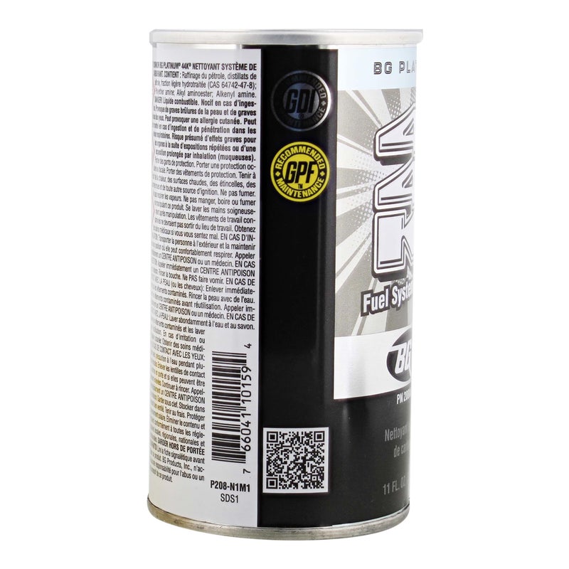 Bg 44K Fuel System Cleaner Power Enhancer 4 Pack 11Oz Can - Image 4