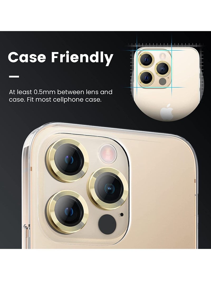 9H Tempered Glass Camera Cover Screen Protector Metal Individual Ring Protector for iPhone 14Pro 6.1 inch iPhone 14 ProMax 6.7 inch 2022 - Image 2