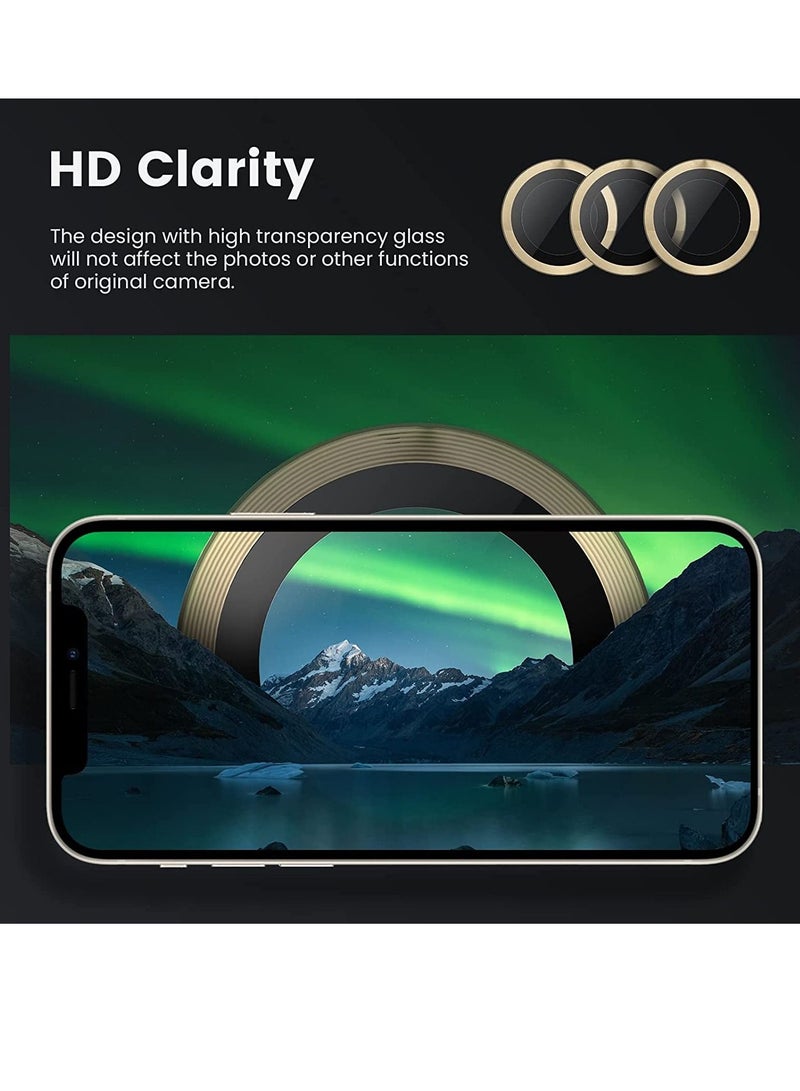 9H Tempered Glass Camera Cover Screen Protector Metal Individual Ring Protector for iPhone 14Pro 6.1 inch iPhone 14 ProMax 6.7 inch 2022 - Image 3