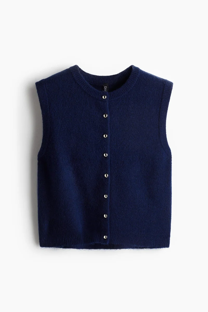 H&M Knitted waistcoat