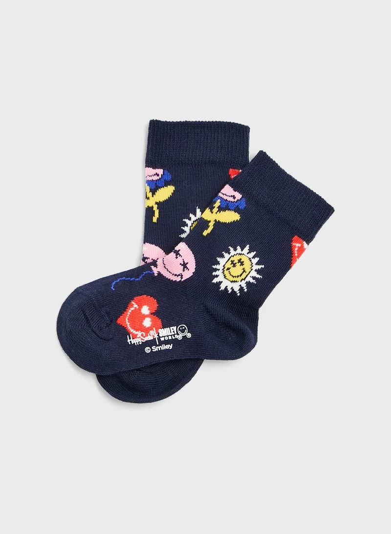 Happy Socks Kids Smileyworld Socks