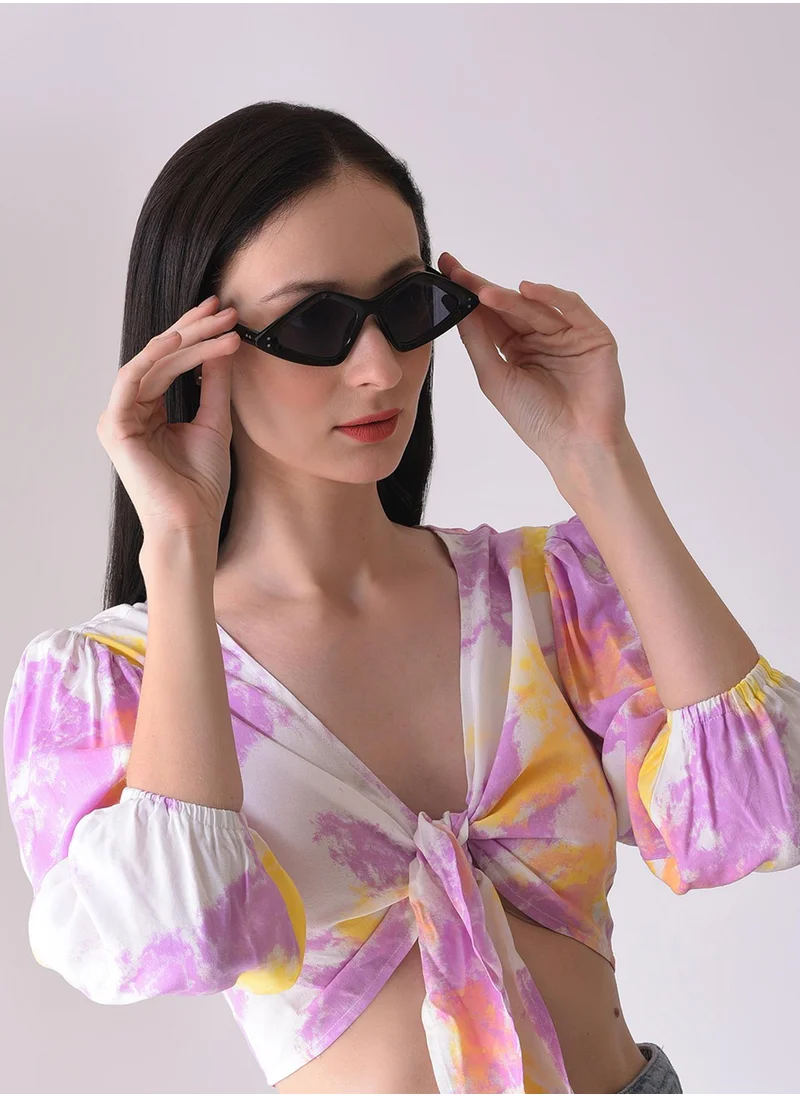 Haute Sauce Black Lens Black Other Sunglasses