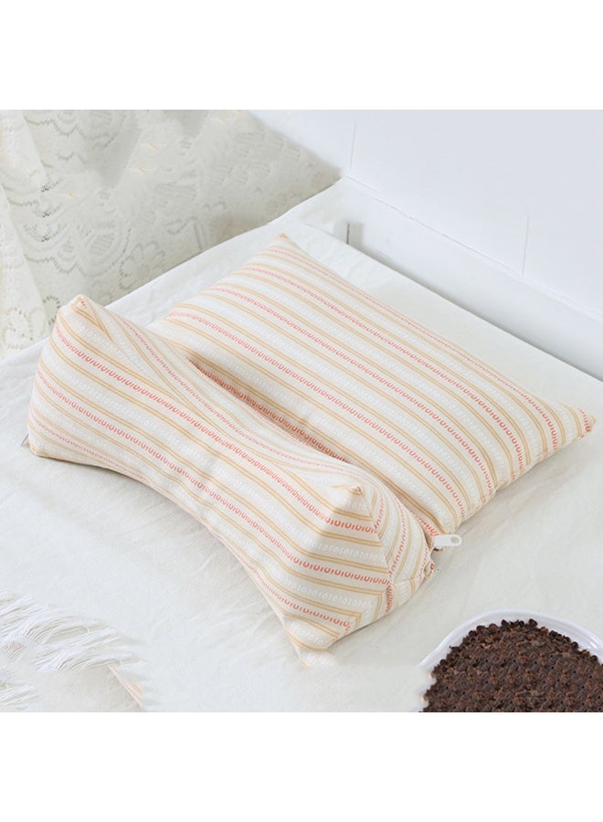 حبوب القمح السوداني ملء الرقبة الصحية وعنق الرحم وسائد مع دعم الرأس القابلة للإزالة شكل مثلث لطيف وعنق الرحم وسادة دعم للتخفيف من الألم - Image 1