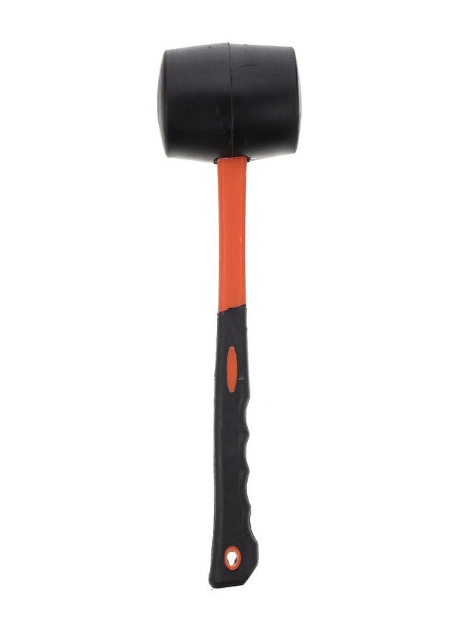 KALLORY Rubber Mallet Hammer with Two-color Fiber Handle Non-slip Flooring Tool for Tile Installation Home Decoration Woodworking - Image 1