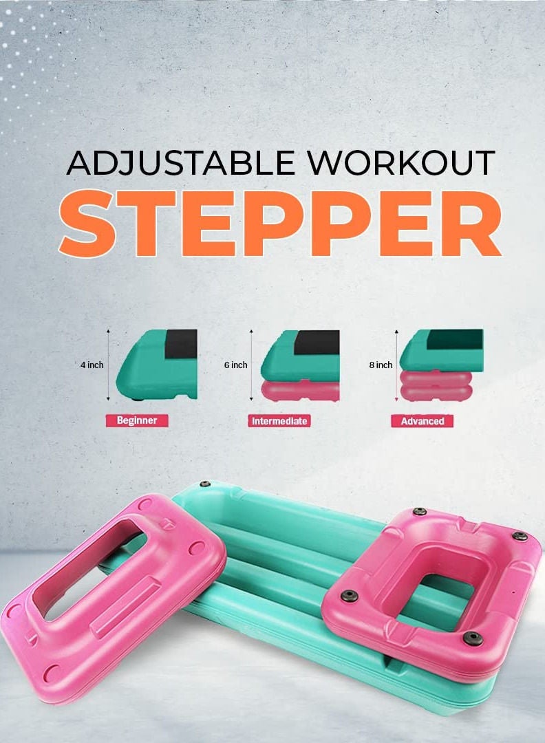 Spall جهاز ستيبر هوائي لتمارين القلب والأوعية الدموية مع 2 تعديل للارتفاع. 4 وسائد مضادة للانزلاق على الساق ومنصة مقاومة للانزلاق - Image 3