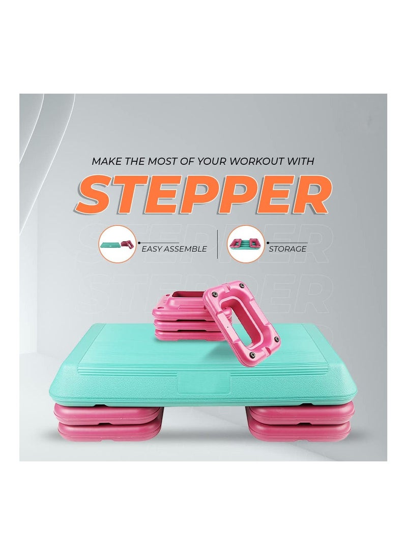 Spall جهاز ستيبر هوائي لتمارين القلب والأوعية الدموية مع 2 تعديل للارتفاع. 4 وسائد مضادة للانزلاق على الساق ومنصة مقاومة للانزلاق - Image 2