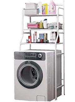 3 Shelf Bathroom Space Saver,Over The Toilet Rack,Bathroom Corner Stand Storage Organizer Accessories,The Washing Machine,Bathroom Tower Shelf (Washing Machine Rack)