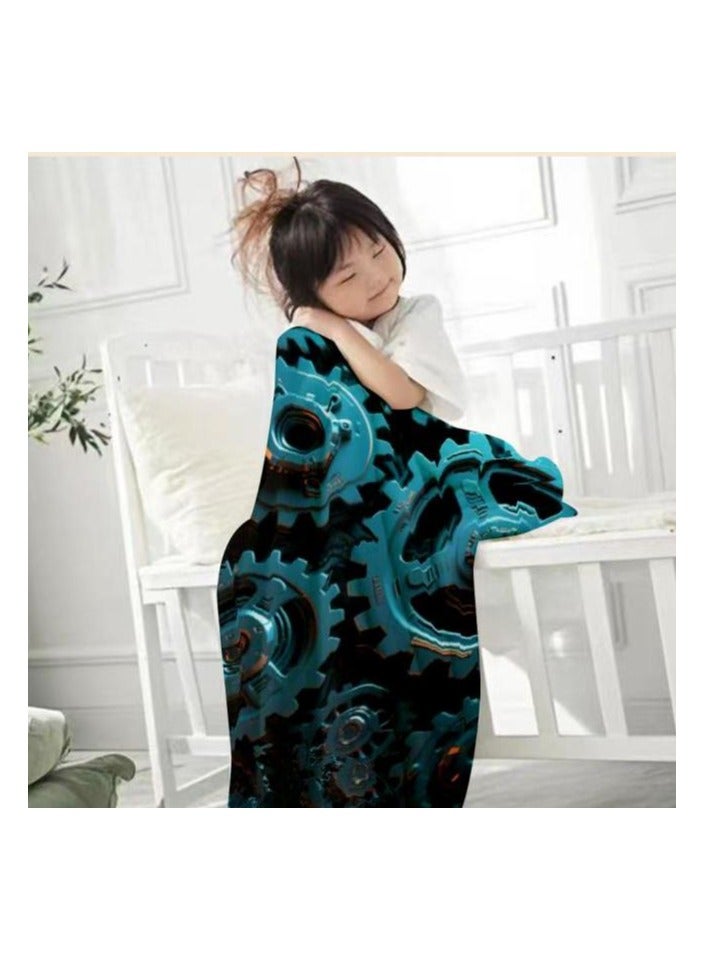 general Children's or student cartoon flannel thin blanket (warm and comfortable, suitable for sleep, games) 100cm*150cm - 885 - Image 3