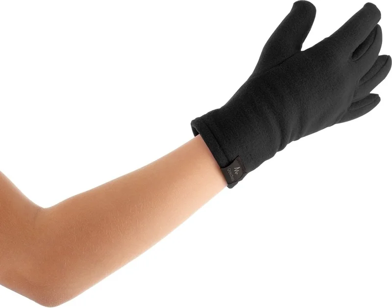 Nikadu - Copy Fleece Gloves Children's Gloves Keep Warm Breathable Black (10 Degrees)