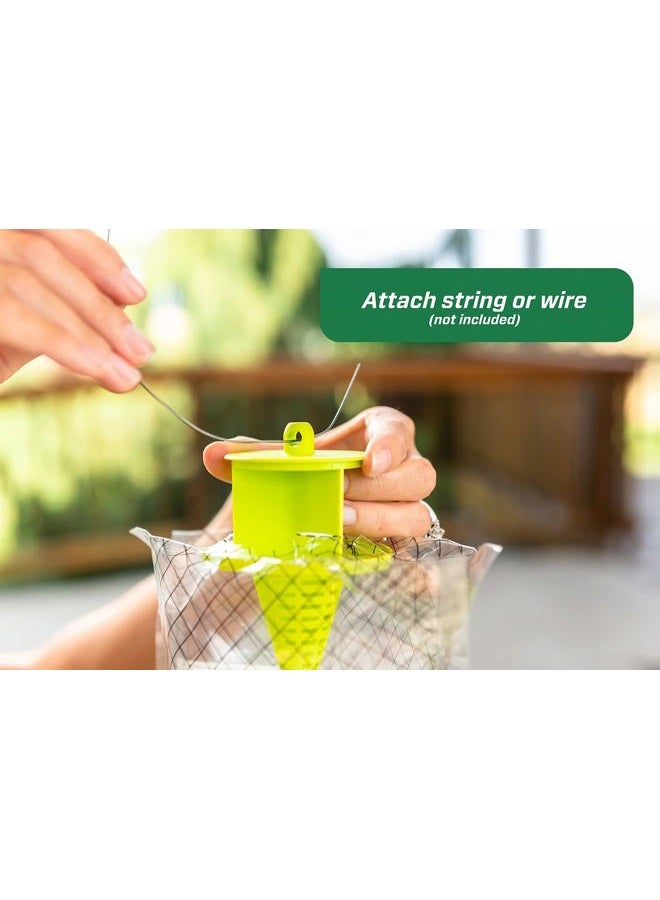 Rescue BFTD Disposable Big Bag Fly Trap, Catches Flies in Agricultural Areas with Non-Toxic Fast-Acting Fly Attractant, Holds Upto 40,000 Flies (Pack of 6) - Image 4