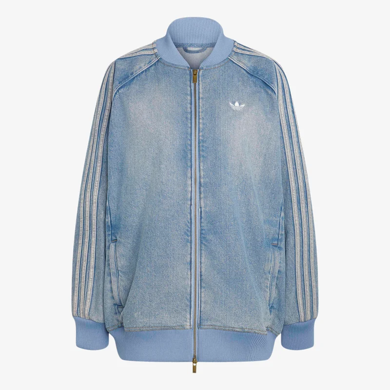 SST OVERSIZED DENIM TRACKTOP