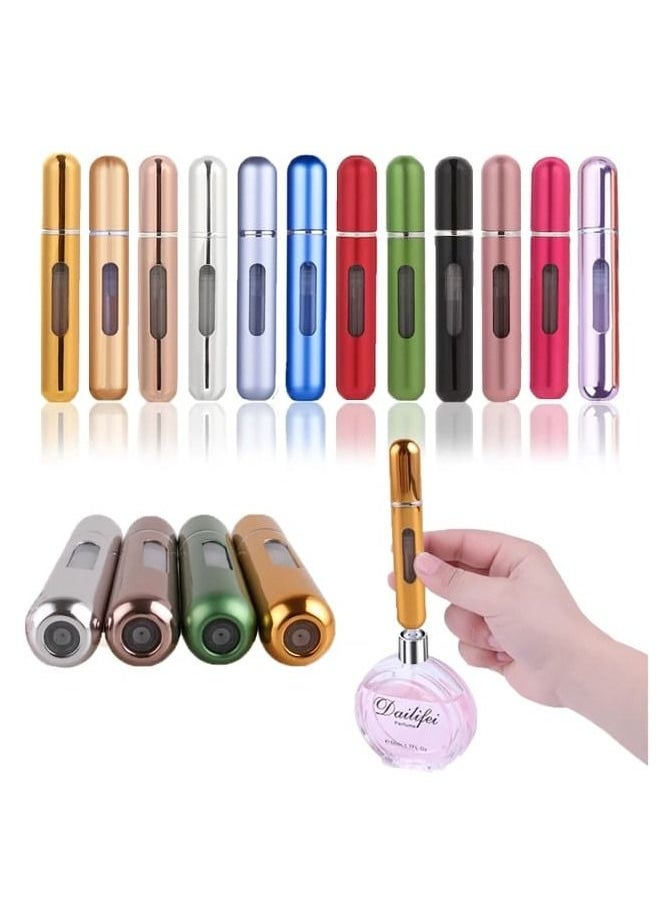 Generic - Perfume Atomiser Refillable 5 Pcs Travel Bottle Mini ML Atomizer Spray Portable Empty Fragrance Container for Aftershave Holiday and Night Out - Image 1