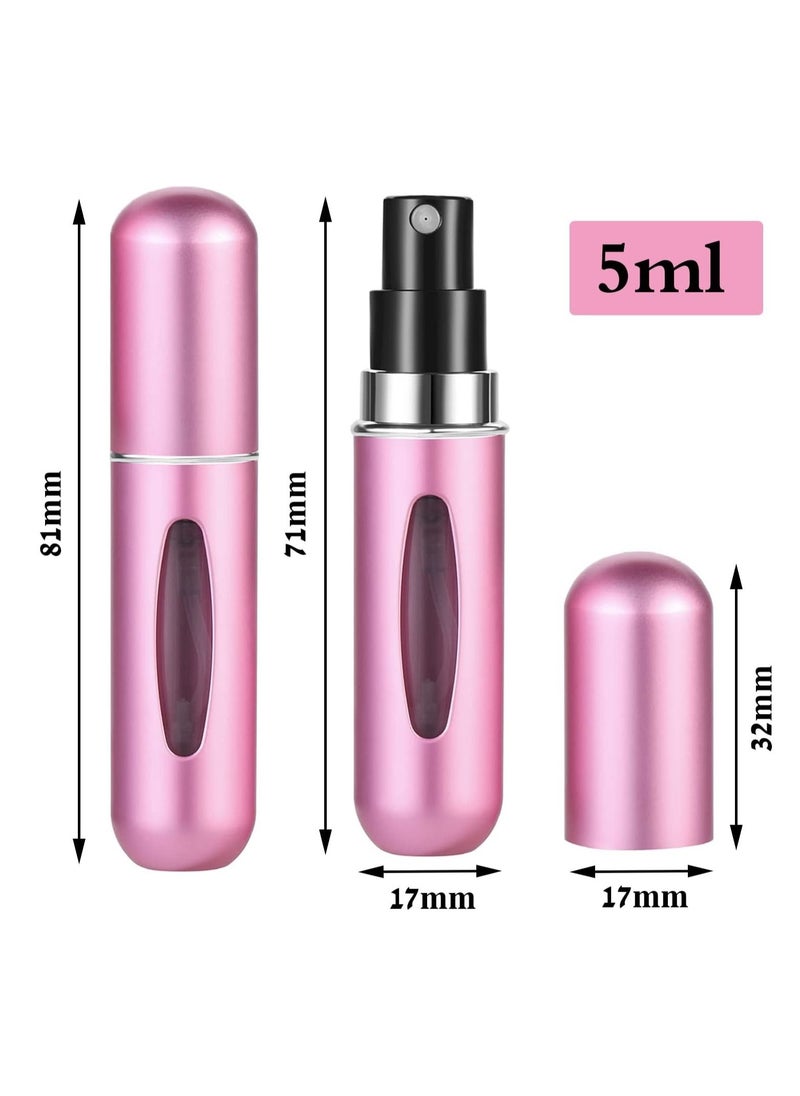 Generic - Perfume Atomiser Refillable 5 Pcs Travel Bottle Mini ML Atomizer Spray Portable Empty Fragrance Container for Aftershave Holiday and Night Out - Image 1