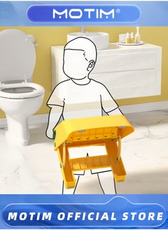 Motim Foldable Toddler Step Stool for Kids Kitchen Bathroom Sink Toilet Steps Potty Training Stool  - Image 3
