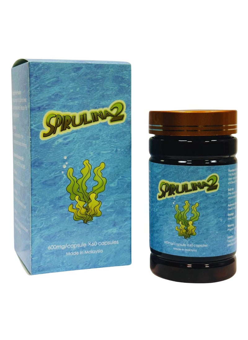 Spirulina - Spirulina Weight Loss Slimming 60 Capsules - Image 1