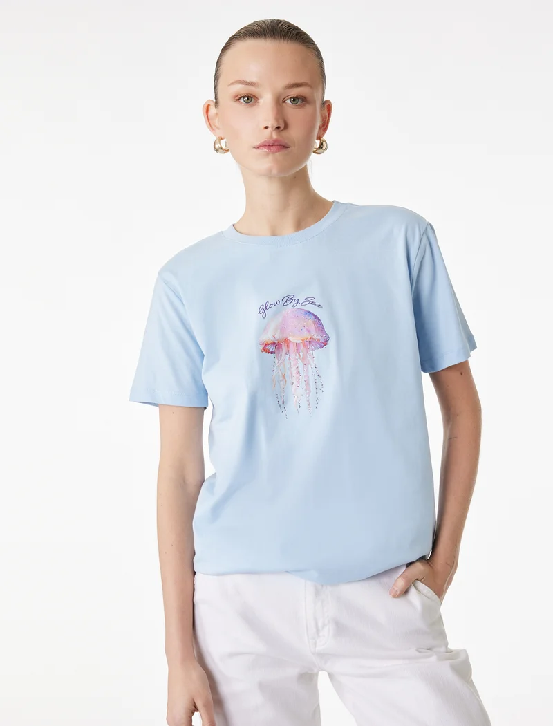 كوتون Printed T-Shirt