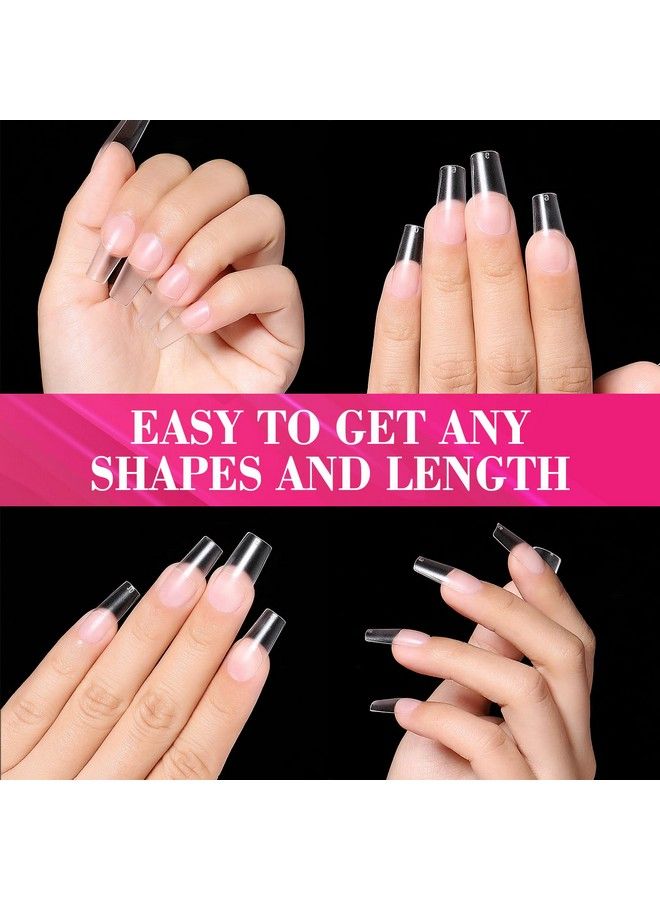 AIMEILI Square Fake False Nail Tips 432Pcs Full Cover Nail Tips For Soak Off Nail Extension Acrylic False Press On Nails With Box For Nail Art Salon And Home Diy 10 Sizes - Image 5