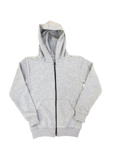 Kids Basic Melton Jacket with Hoodie