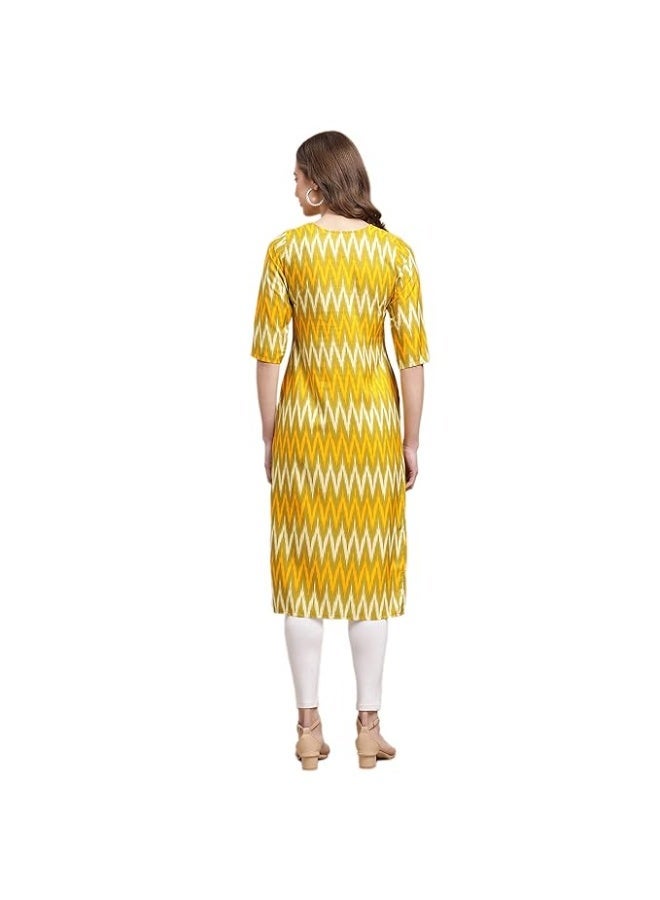 Pinkmint store Women's Crepe Regular Fashion Kurta (pack of 6) L - Image 2