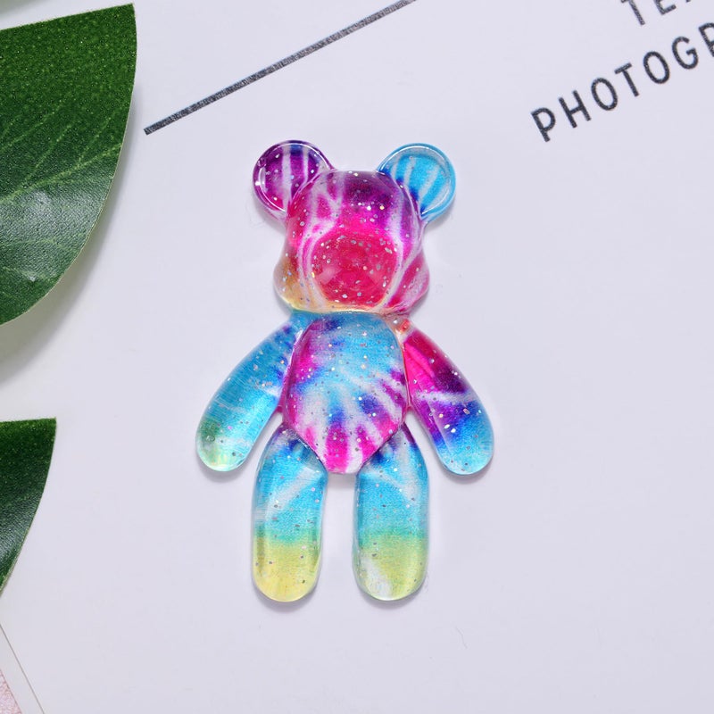 Aesnefe Worry Bear, Pocket Bear Hug, Anxiety Relief Gifts for Men Women, Mental Health Positivity Gift, Stress Relief Gift for Her, Comforting Gifts for Son Daughter Back to School, Rainbow Gradient - Image 2