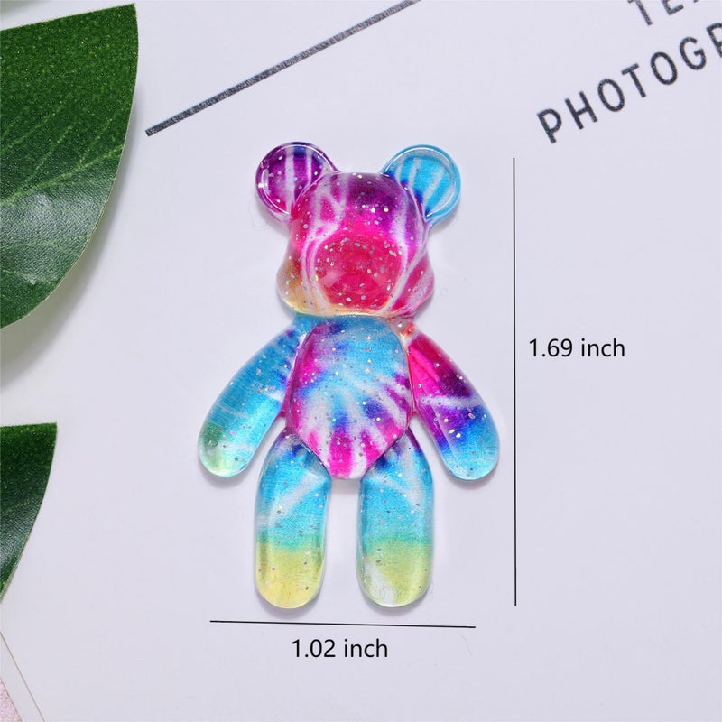 Aesnefe Worry Bear, Pocket Bear Hug, Anxiety Relief Gifts for Men Women, Mental Health Positivity Gift, Stress Relief Gift for Her, Comforting Gifts for Son Daughter Back to School, Rainbow Gradient - Image 5