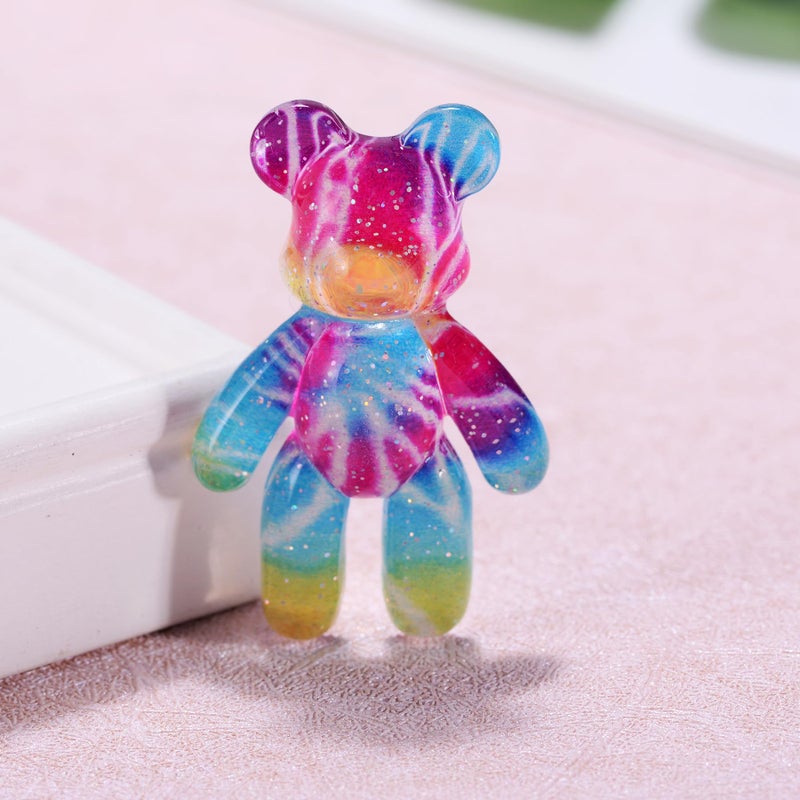 Aesnefe Worry Bear, Pocket Bear Hug, Anxiety Relief Gifts for Men Women, Mental Health Positivity Gift, Stress Relief Gift for Her, Comforting Gifts for Son Daughter Back to School, Rainbow Gradient - Image 4