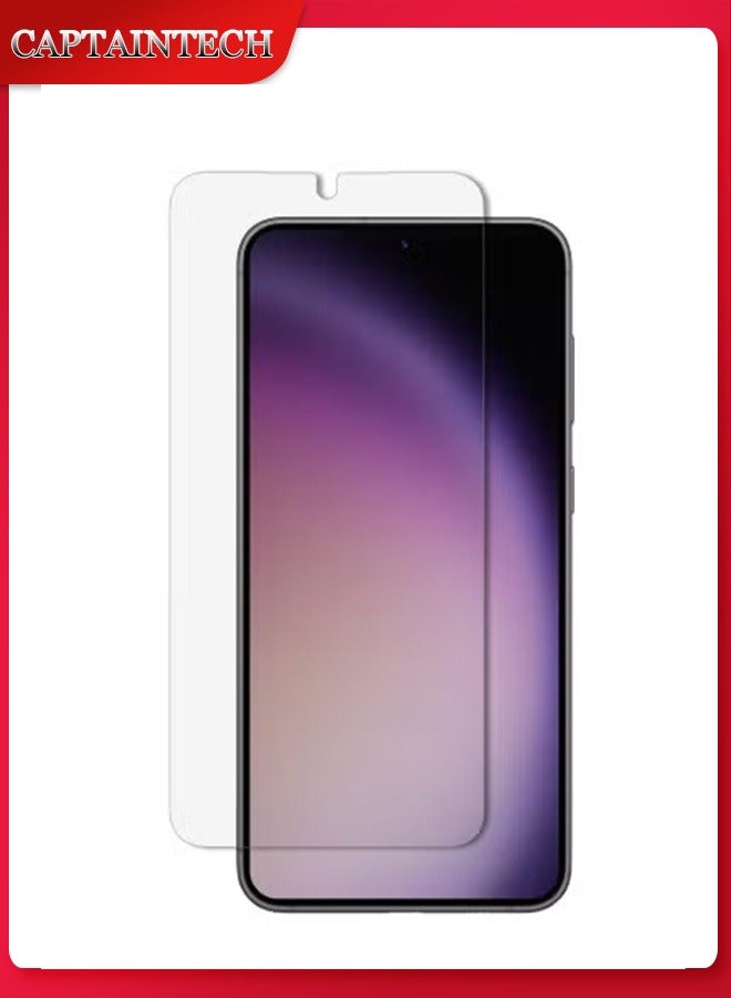 Captaintech Galaxy S24 Tempered Glass Screen Protector – Fingerprint Sensor Compatible | 9H Hardness, Bubble-Free Installation - Image 1