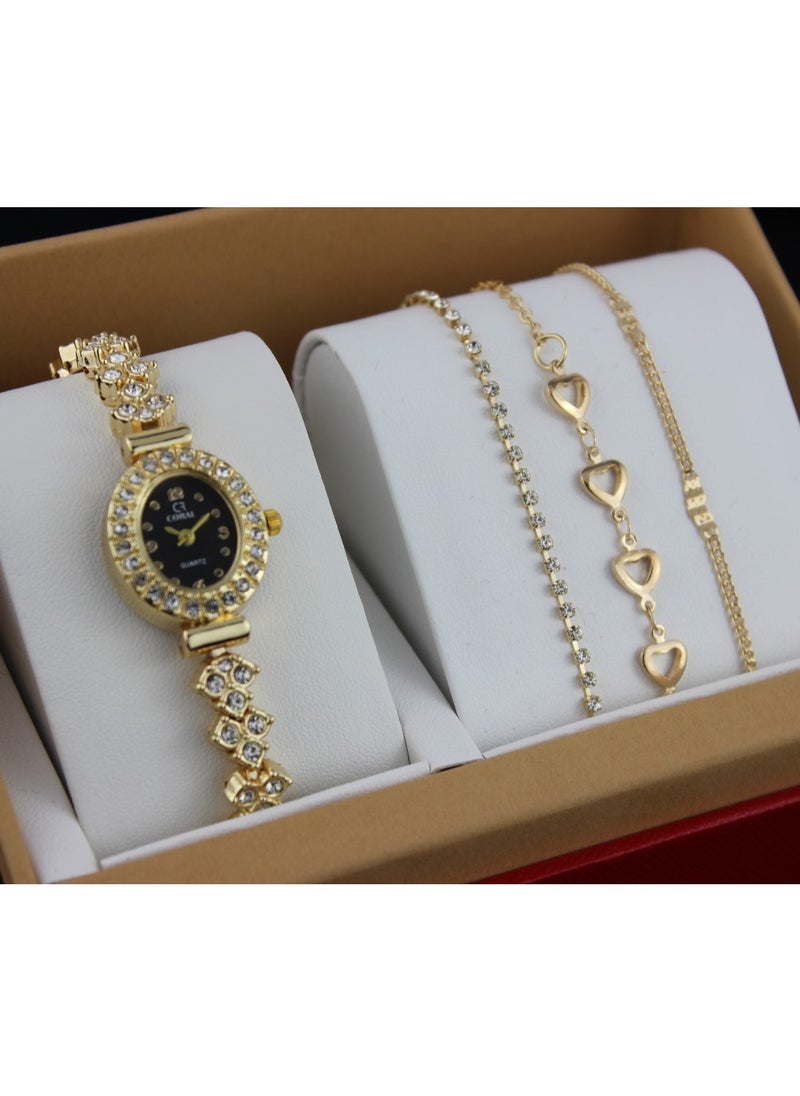 Reclaim with Argireline Women's evening watch set 