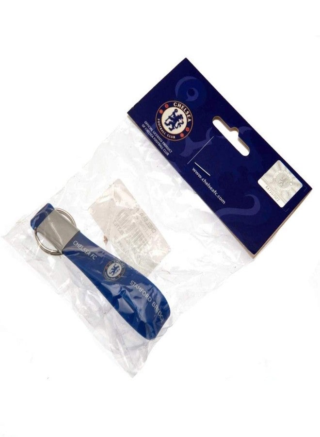 Chelsea FC Silicone Keyring (One Size) (Blue) - Image 4