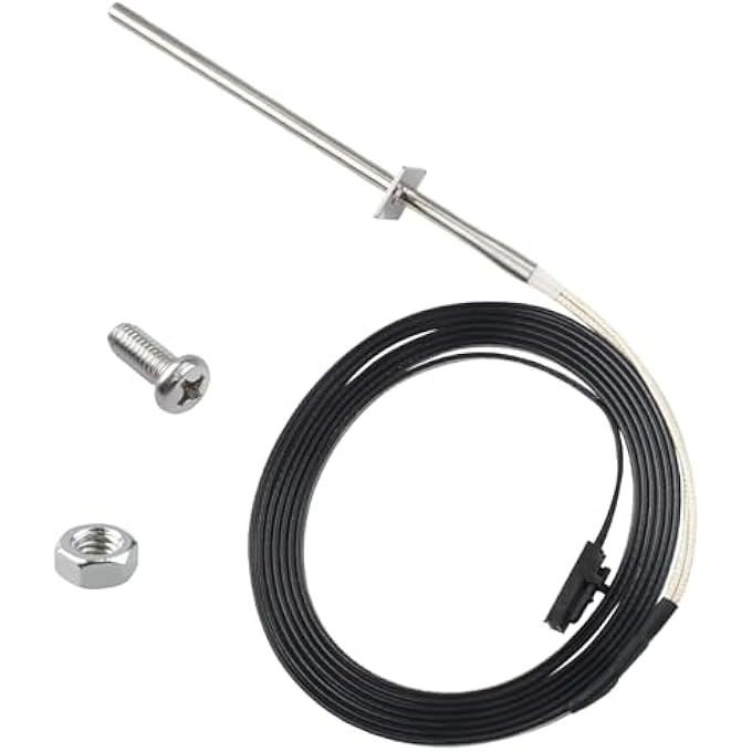 3-20-00744 BLACK ESP THERMISTOR PROBE FOR HARMAN ACCENTRA, ADVANCE, P38, INVINCIBLE, P61, P61A, P68, PC45, PF100, XXV, FOR HARMAN WOOD & COAL DVC500, MARK I, FOR HEATILATOR BA100,REPLACE1-00-00744 - Image 1