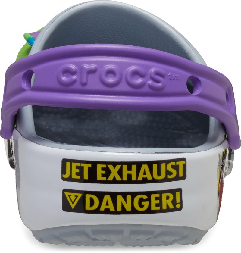 Crocs Kids Toy Story Classic Clogs for Kids – Round Toe Design – Pivot Heel Strap – Thermoplastic Make Blue Grey 6 Big Kid M - Image 2