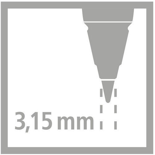 Stabilo EasyErgo 3.15mm 7890/6-HB Refill Leads HB - Image 5