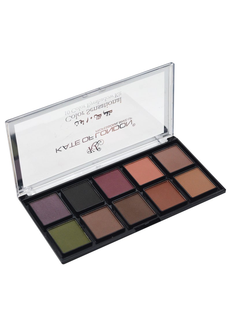KATE OF LONDON 10 Color Sensational Matte Eyeshadow Kit  - Image 1