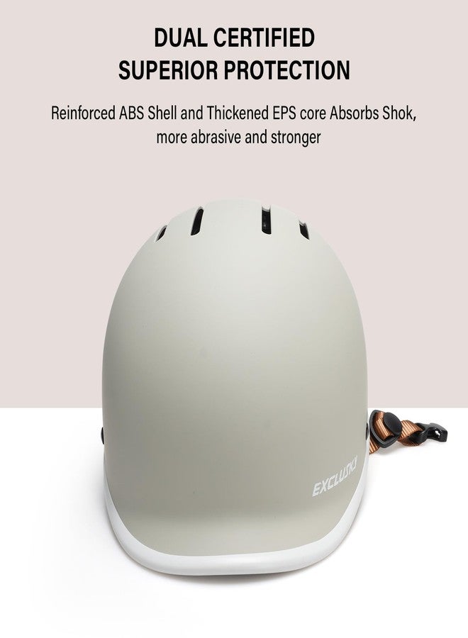 Exclusky Bike Helmet for Adults,Adjustable Cycling Helmet for Men & Women Safety Certified Bicycle Helmet for Commuting, Road Biking, Skating with USB Rechargeable Rear Light - Image 5