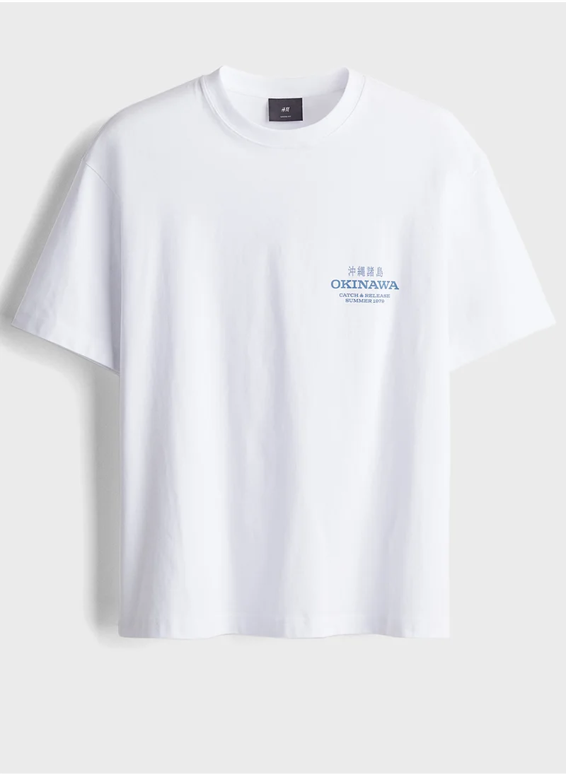 اتش اند ام Relaxed Fit Cotton T-Shirt